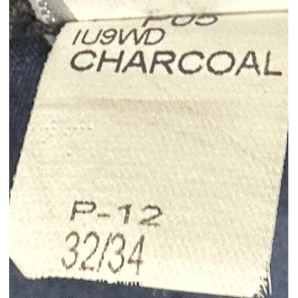 Banana Republic Mens Wool Dress Pants Classic Fit Charcoal Striped 34x33 - Picture 11 of 12